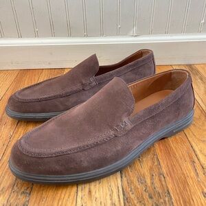 Peter millar excursionist venetian Men's Brown Suede Loafers 9.5